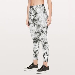 Lululemon Wunder Under HR Leggings - Tie Dye - Size 4